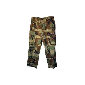 US military Unisex camouflage, cargo button fly pants size small long